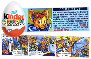 Kinder Surprise: Cybertop character story