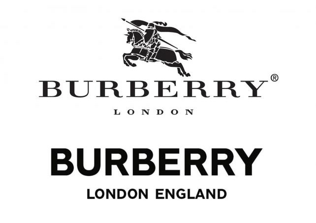 Burberry logos old and new.