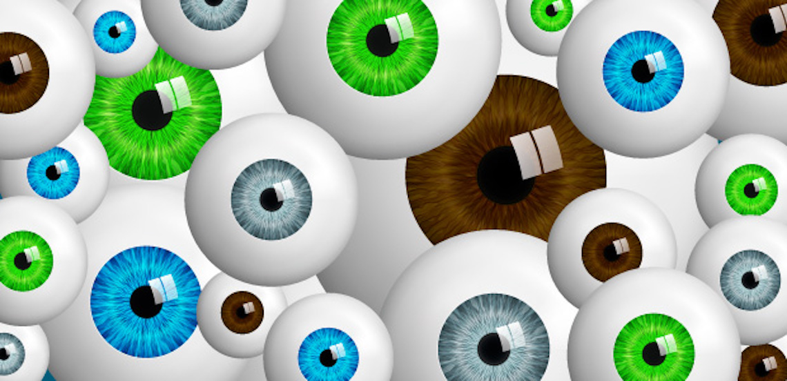 A sea of eyeballs