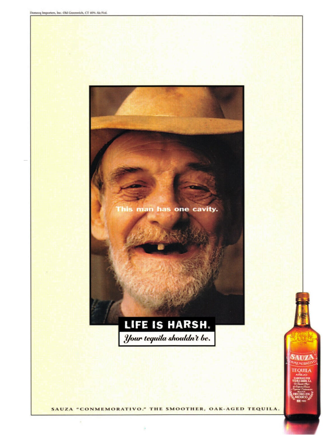 1997 Print Ad for Sauza Conmemarativo.